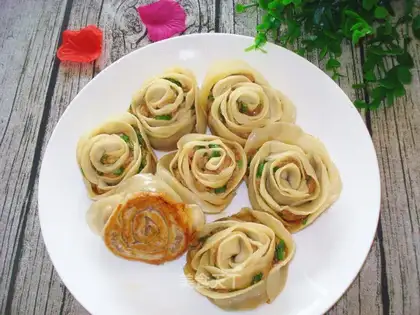 Rose pot sticker