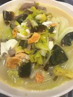 We'll have soup and doll food