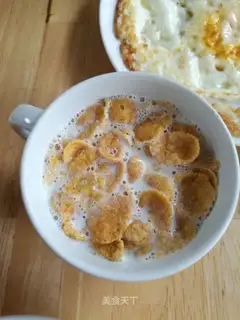 Milk and cereal