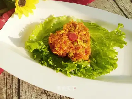 Paprika and fried rice