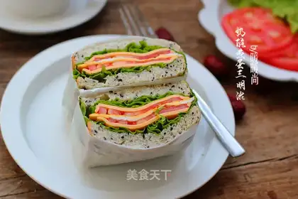 Cheese egg sandwich