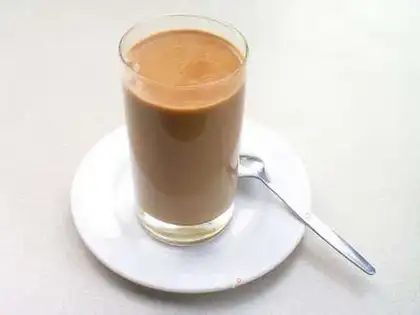 Homemade milk tea