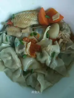 Chicken soup mushrooms