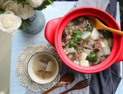 The radish stew