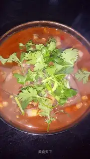 Spicy duck blood