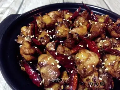 Spicy chicken crumbs