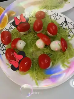 Grassy mushrooms
