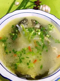 The radish gravy soup