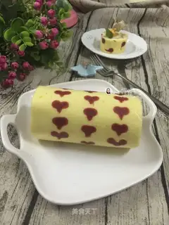 Colored Cake roll