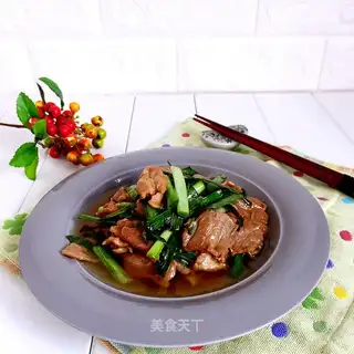Garlic fried meat