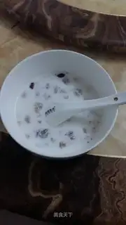 Cranberry milk gel