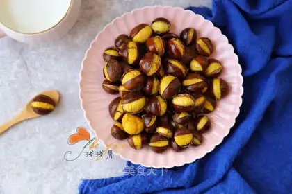 Sweet chestnuts roasting