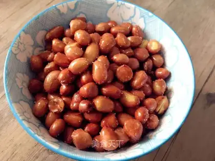 Fry peanuts