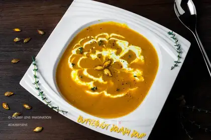 Butter pumpkin soup