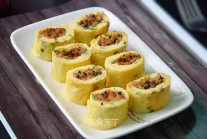 Pickle egg rolls