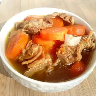 Carrot lamb chops