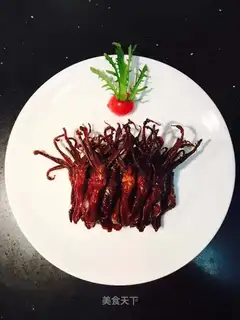 Spicy duck tongue