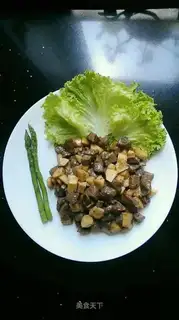 Black pepper abalone beef