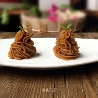 Homemade chestnut mud