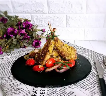 French rosemary roast lamb chops