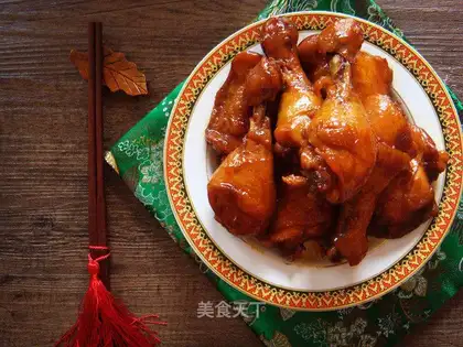 A chicken leg in Orléans