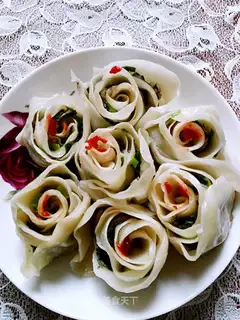 Rose dumplings