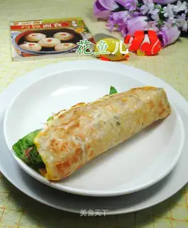 Ham sausage egg rolls