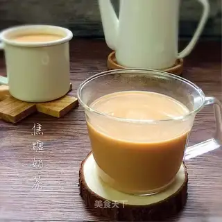 Caramel milk tea