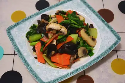 Fry mushrooms
