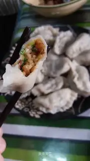 Liancée with meat dumplings