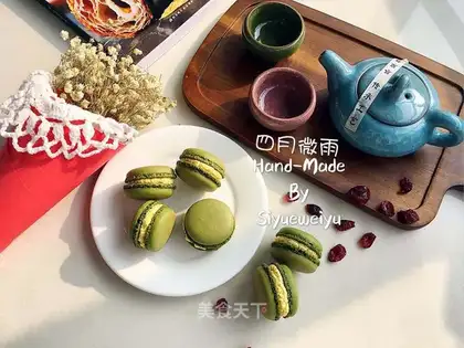 The tea macaron