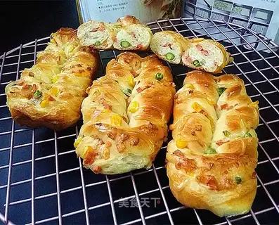 Weed ham and cheese bread