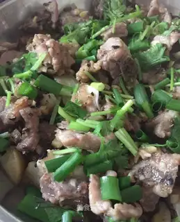 Steamed potatoes