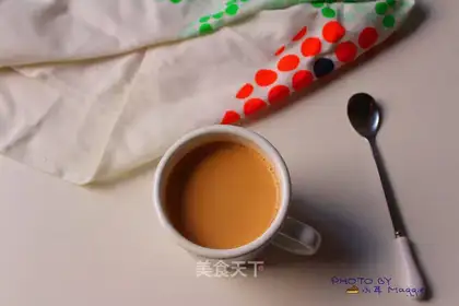 Homemade milk tea