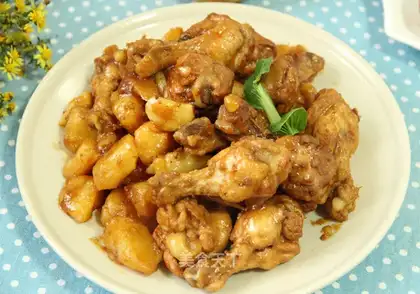 Potato fried chicken wings