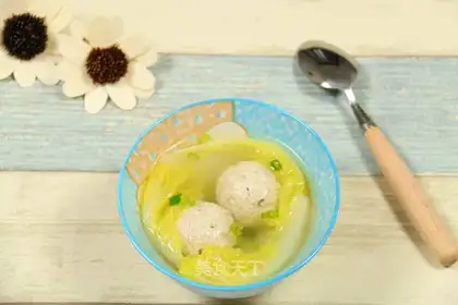 Tofuball soup