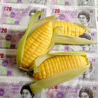 Creative cream corn bag