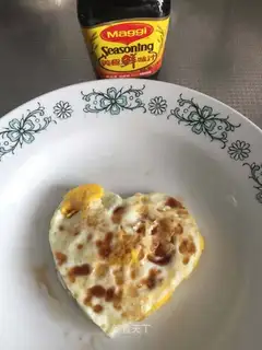 Heart-shaped eggs