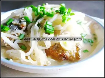 Roasted hairtail with shredded radish