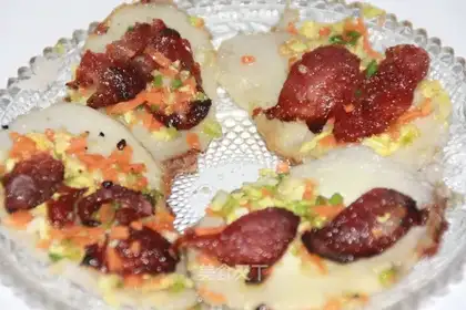 Pan-fried taro