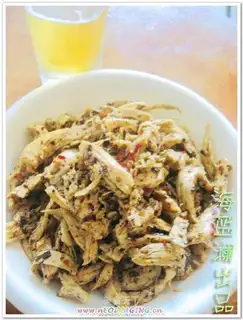 Spicy shredded chicken