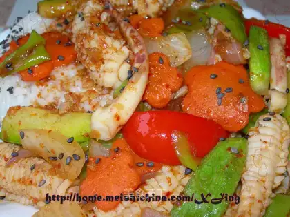 Squid rice