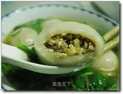 Delicious glutinous rice balls