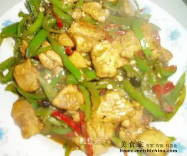 diced chicken with double pepper