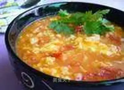 Tomato pimples soup
