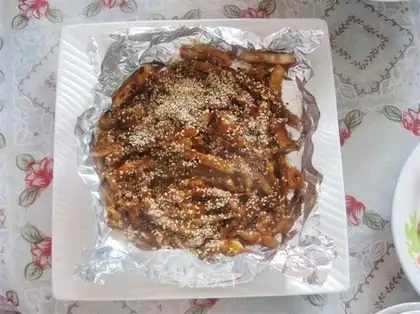 Spicy fried squid