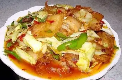 stir-fried pork with cabbage