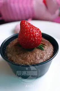 Microwave version of bread pudding