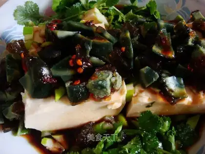 Preserved egg tofu