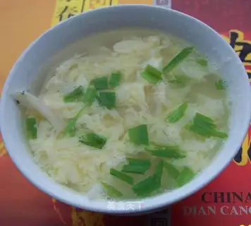 Whitebait egg soup